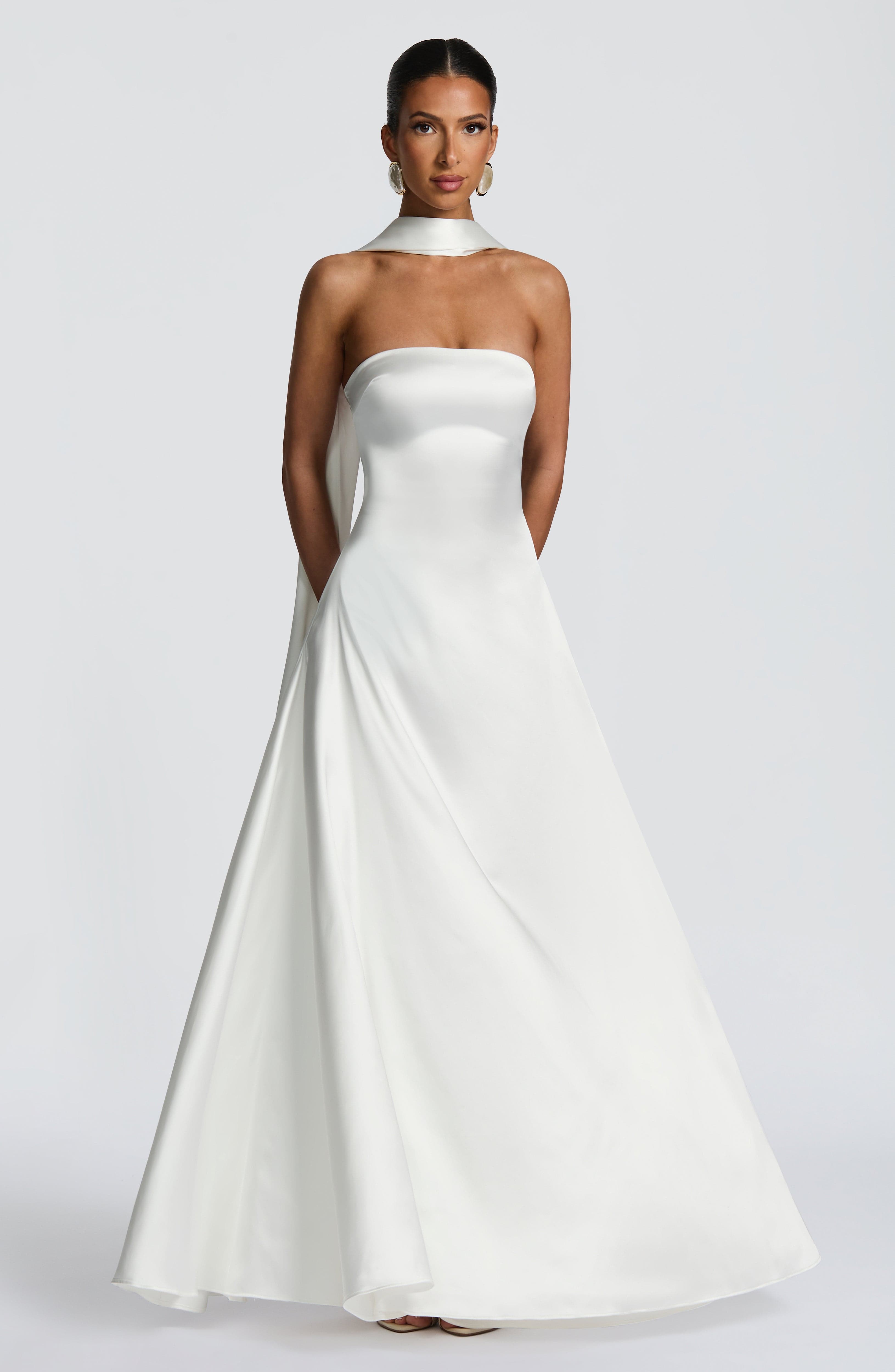 Morven Maxi Dress - Ivory Dress Babyboo Fashion Premium Exclusive Design