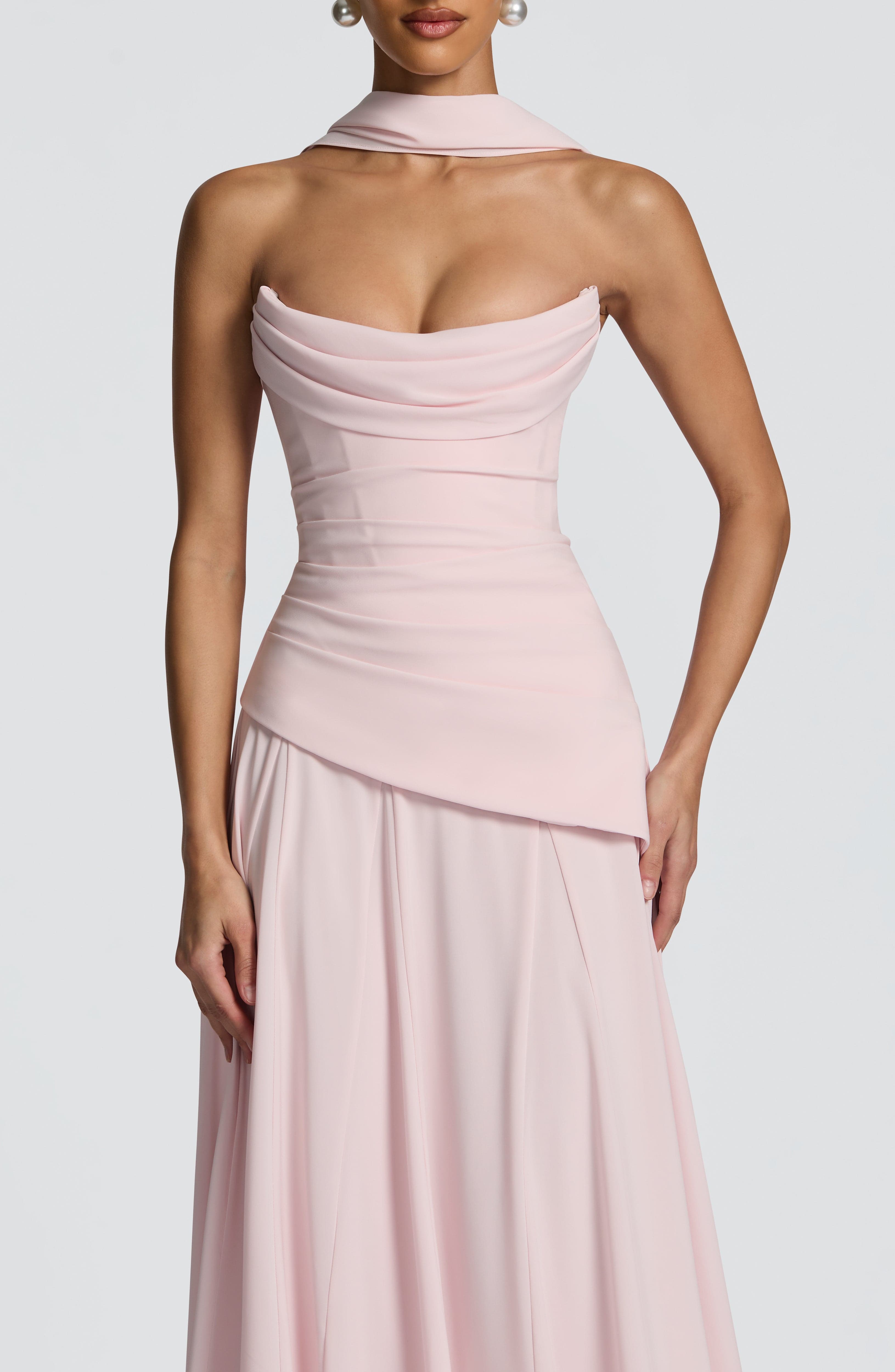 Patricia Maxi Dress - Blush Dress Babyboo Fashion Premium Exclusive Design