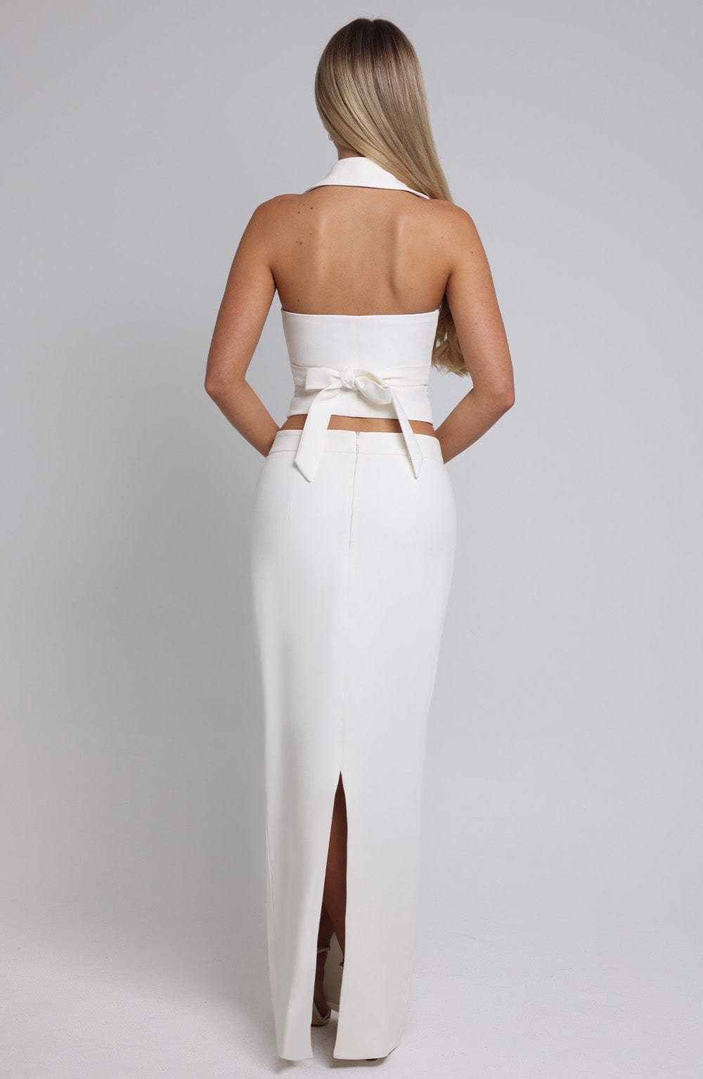 Piper Maxi Skirt - Ivory Skirt Babyboo Fashion Premium Exclusive Design
