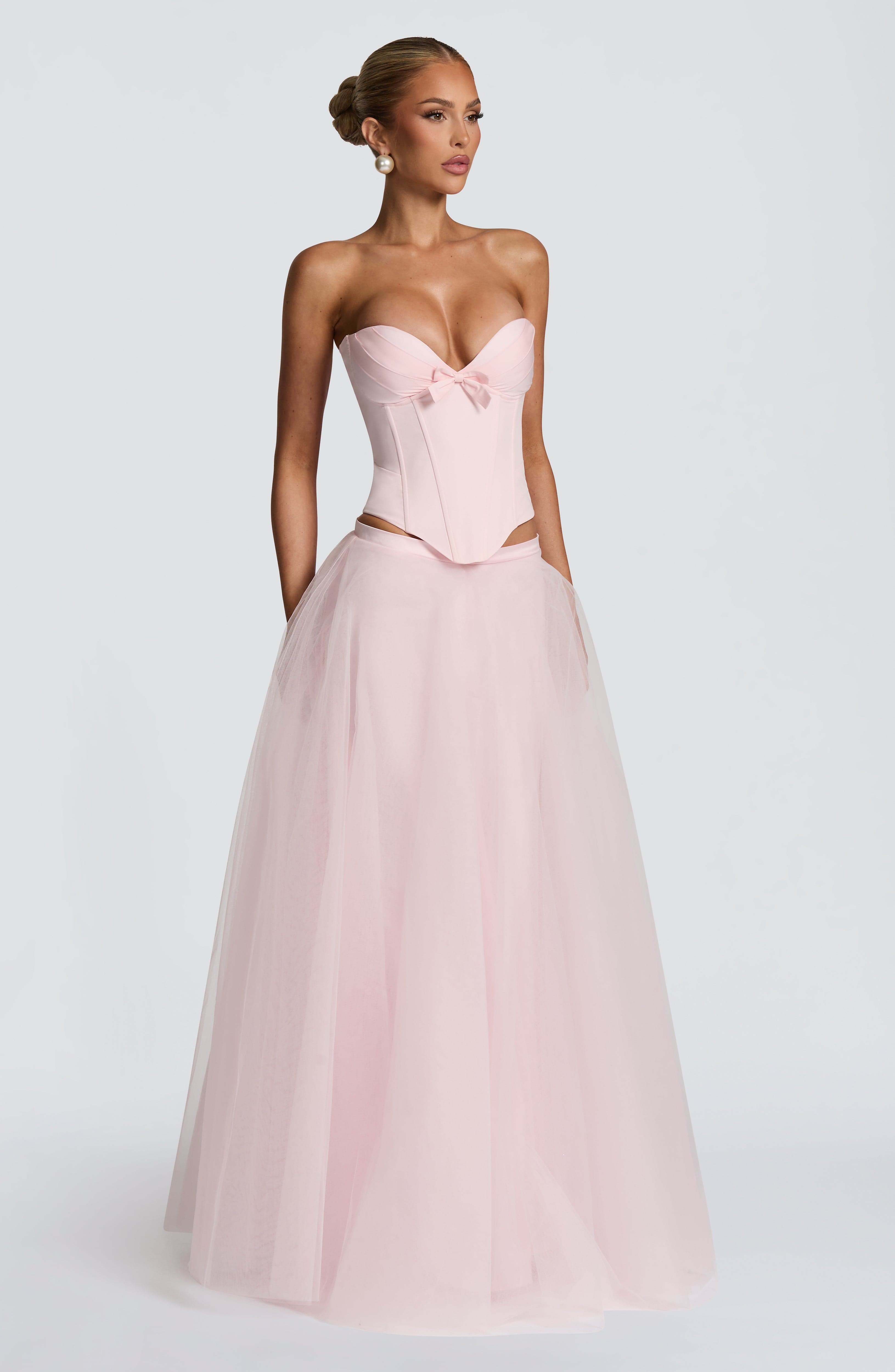 Prim Corset - Blush Tops Babyboo Fashion Premium Exclusive Design