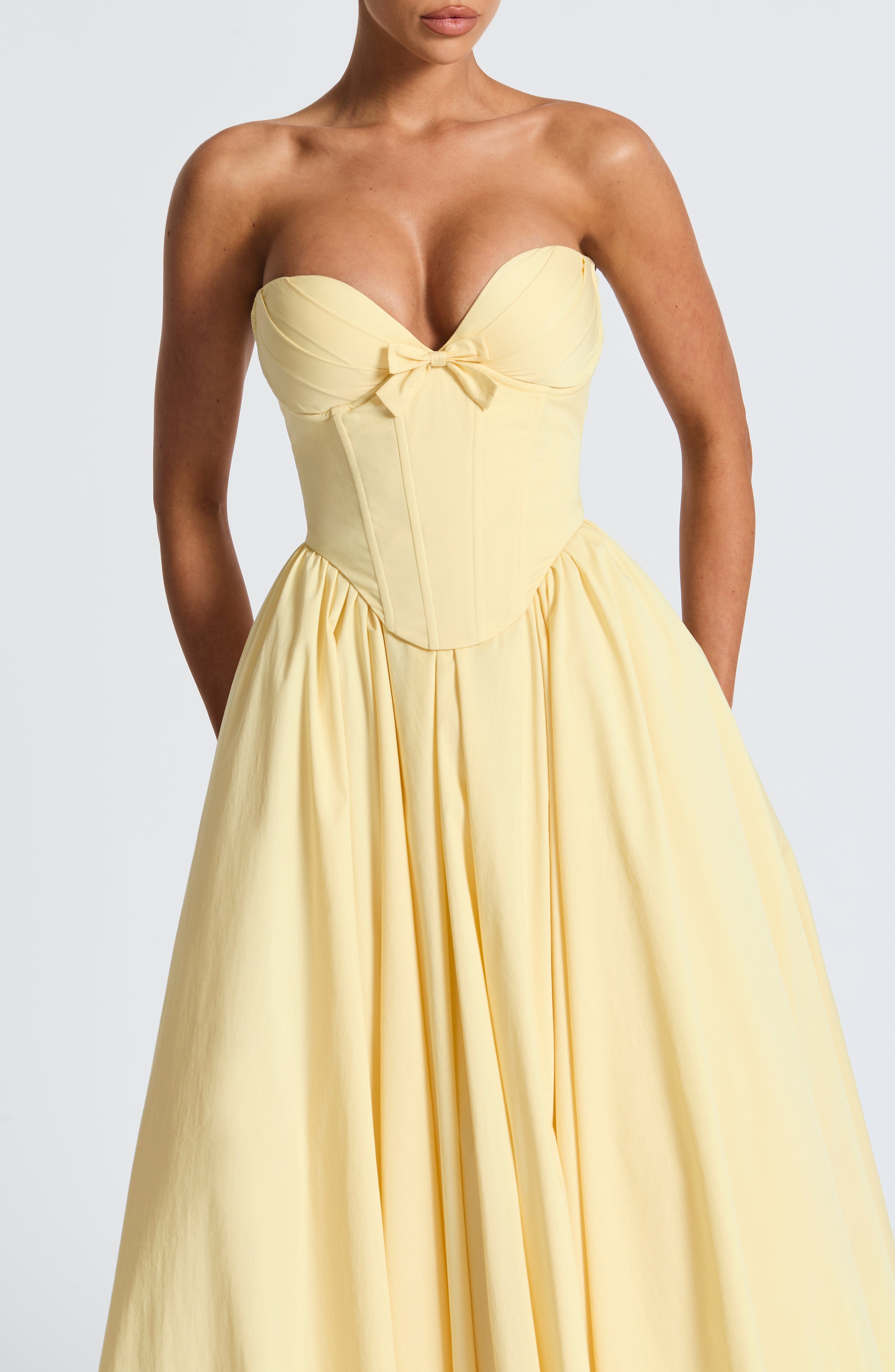 Prim Midi Dress - Lemon Dress Babyboo Fashion Premium Exclusive Design