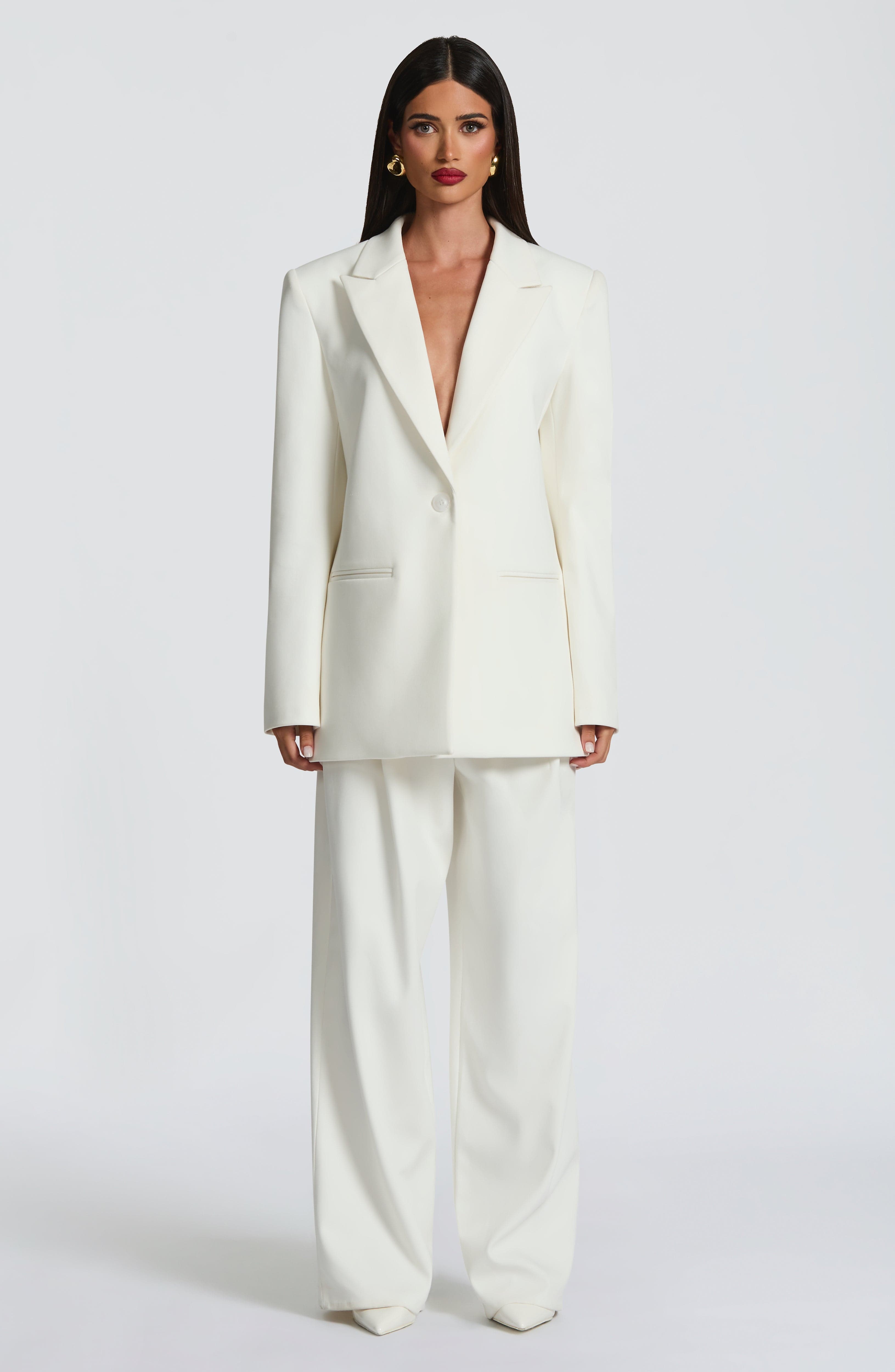 Reece Blazer - Ivory Jacket Babyboo Fashion Premium Exclusive Design