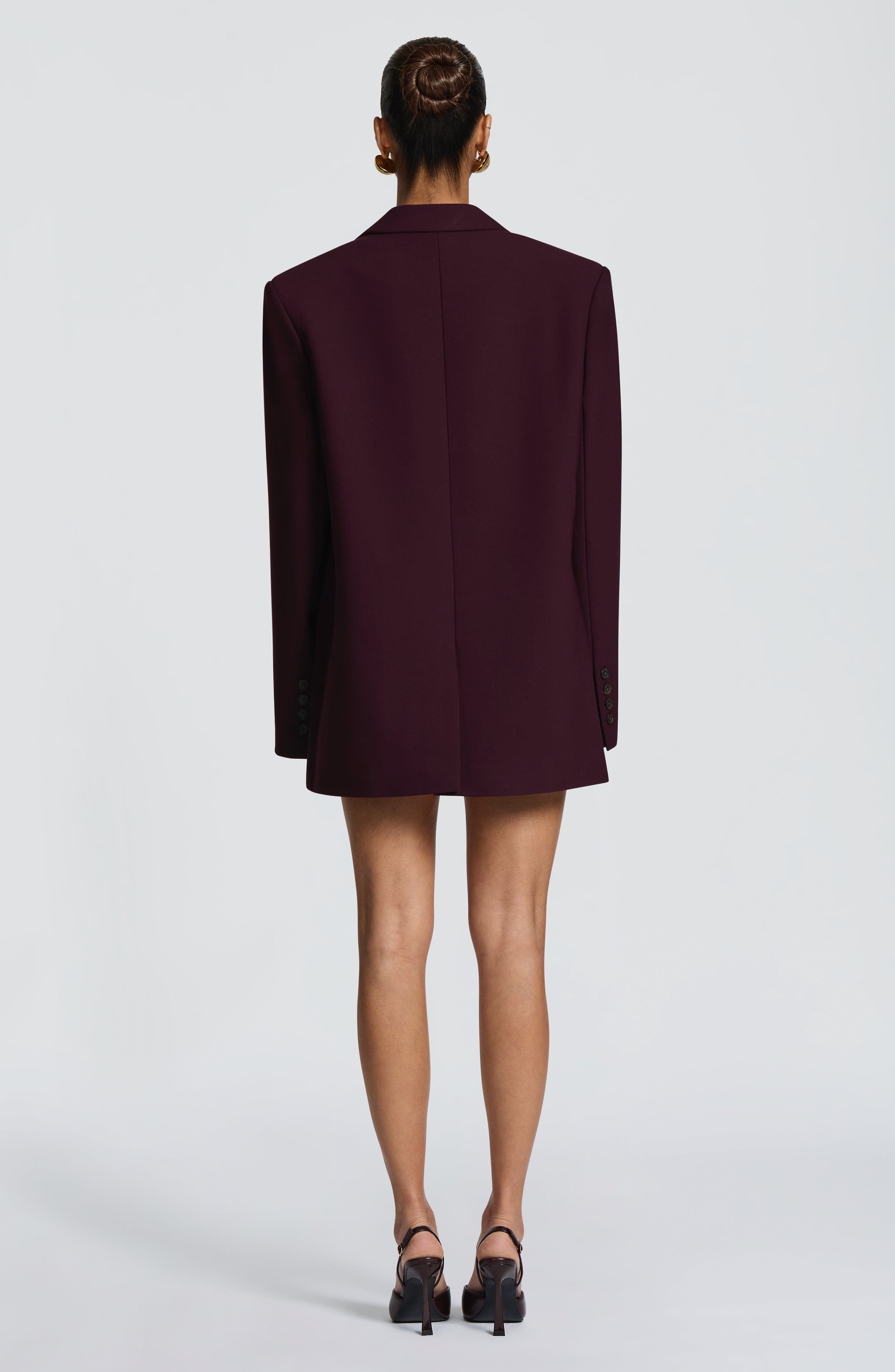 Reece Blazer - Plum Jacket Babyboo Fashion Premium Exclusive Design