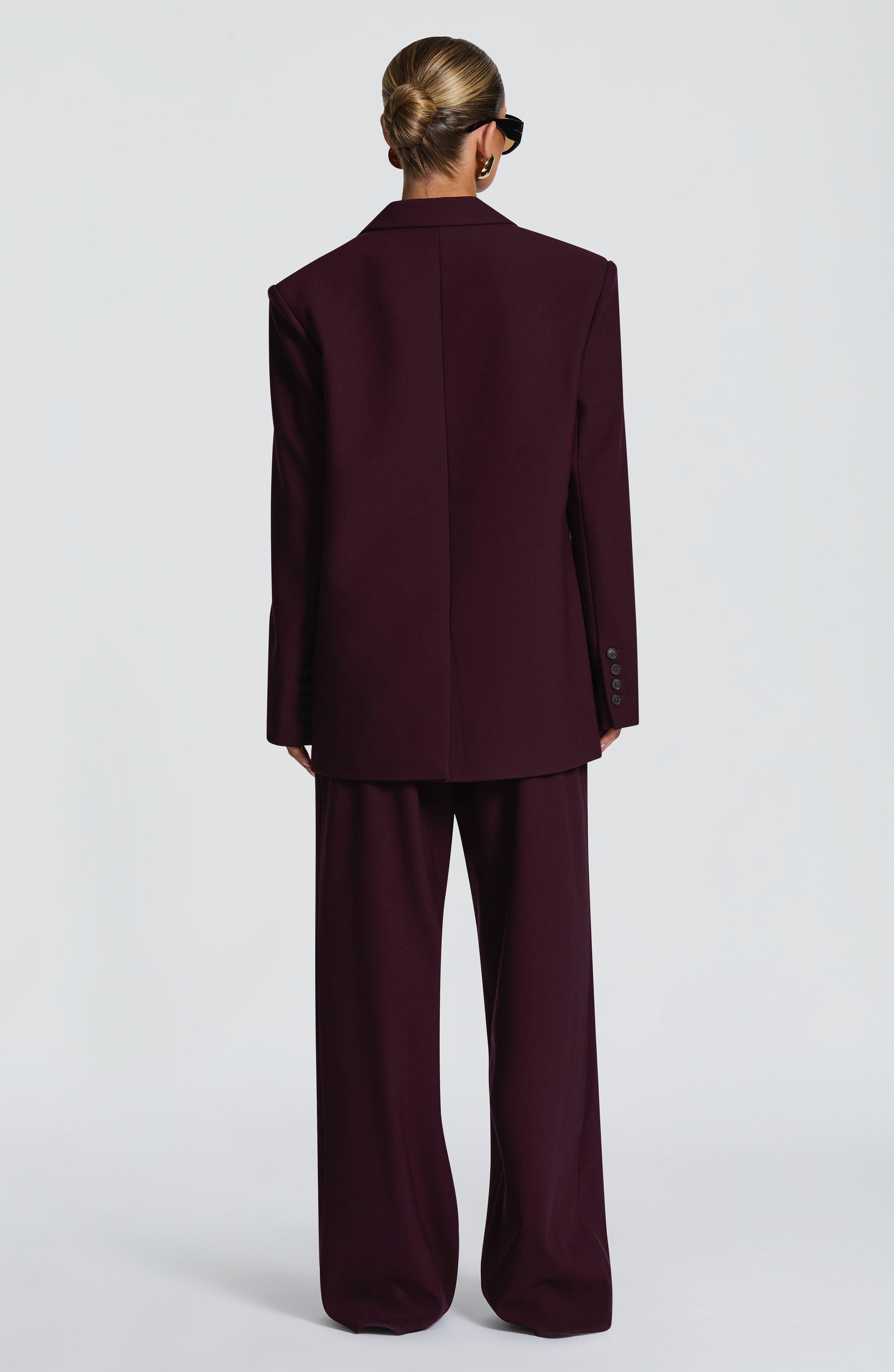 Reece Blazer - Plum Jacket Babyboo Fashion Premium Exclusive Design