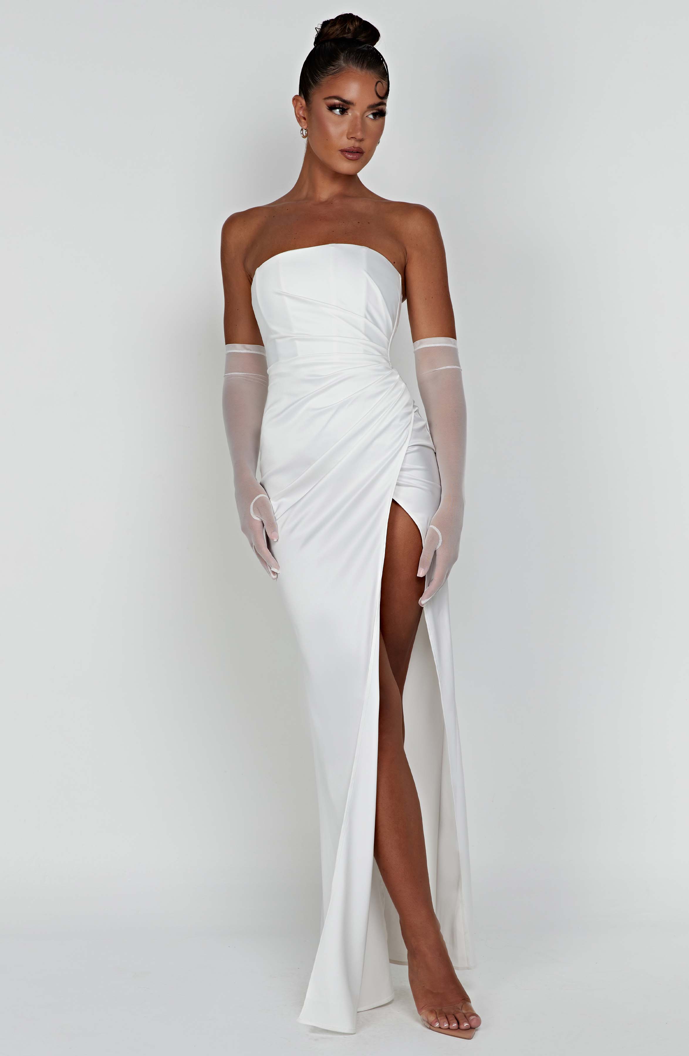 Safiya Maxi Dress - Ivory Dress Babyboo Fashion Premium Exclusive Design