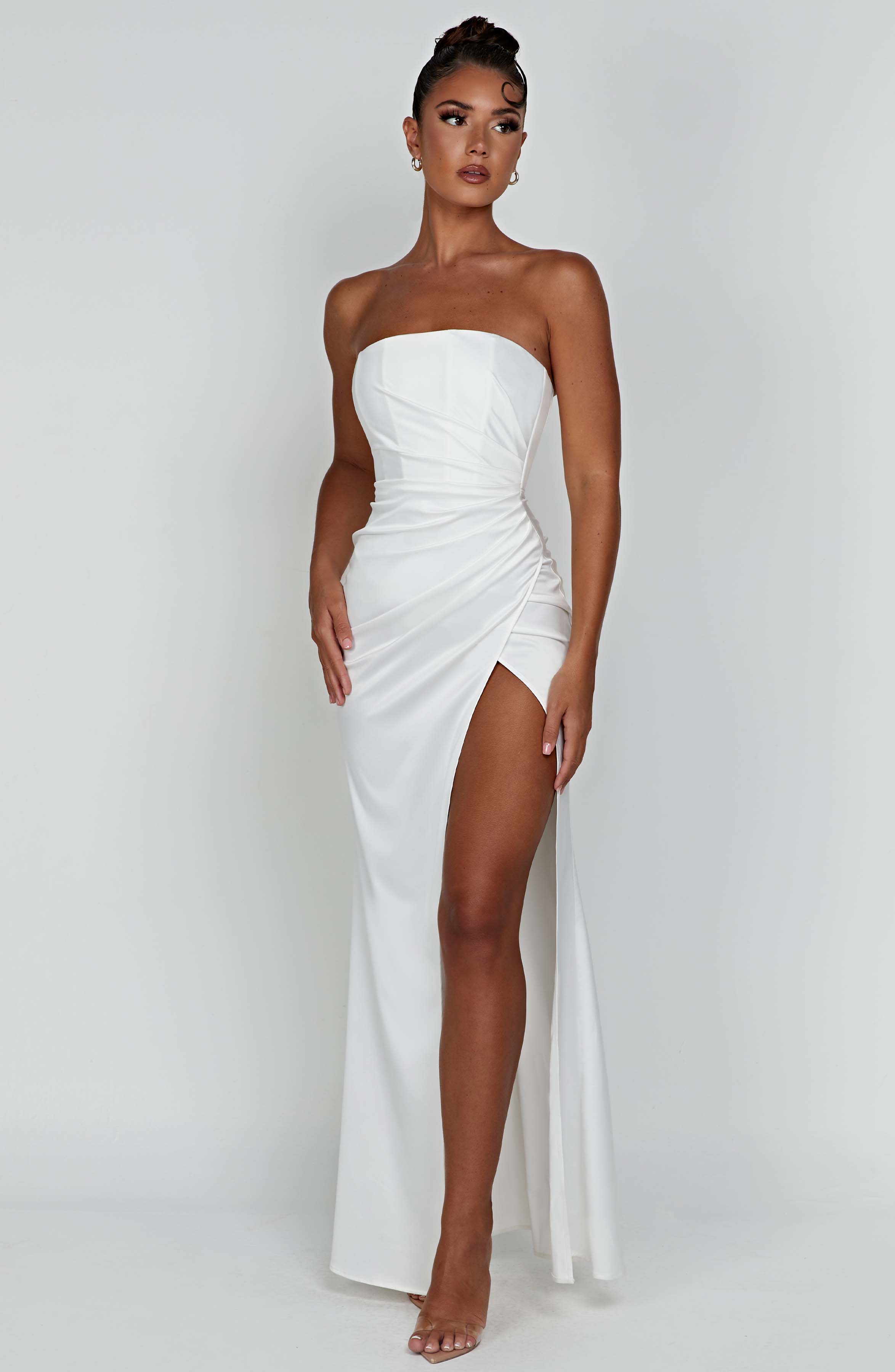 Safiya Maxi Dress - Ivory Dress Babyboo Fashion Premium Exclusive Design