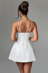 Sela Mini Dress - Ivory Dress Babyboo Fashion Premium Exclusive Design