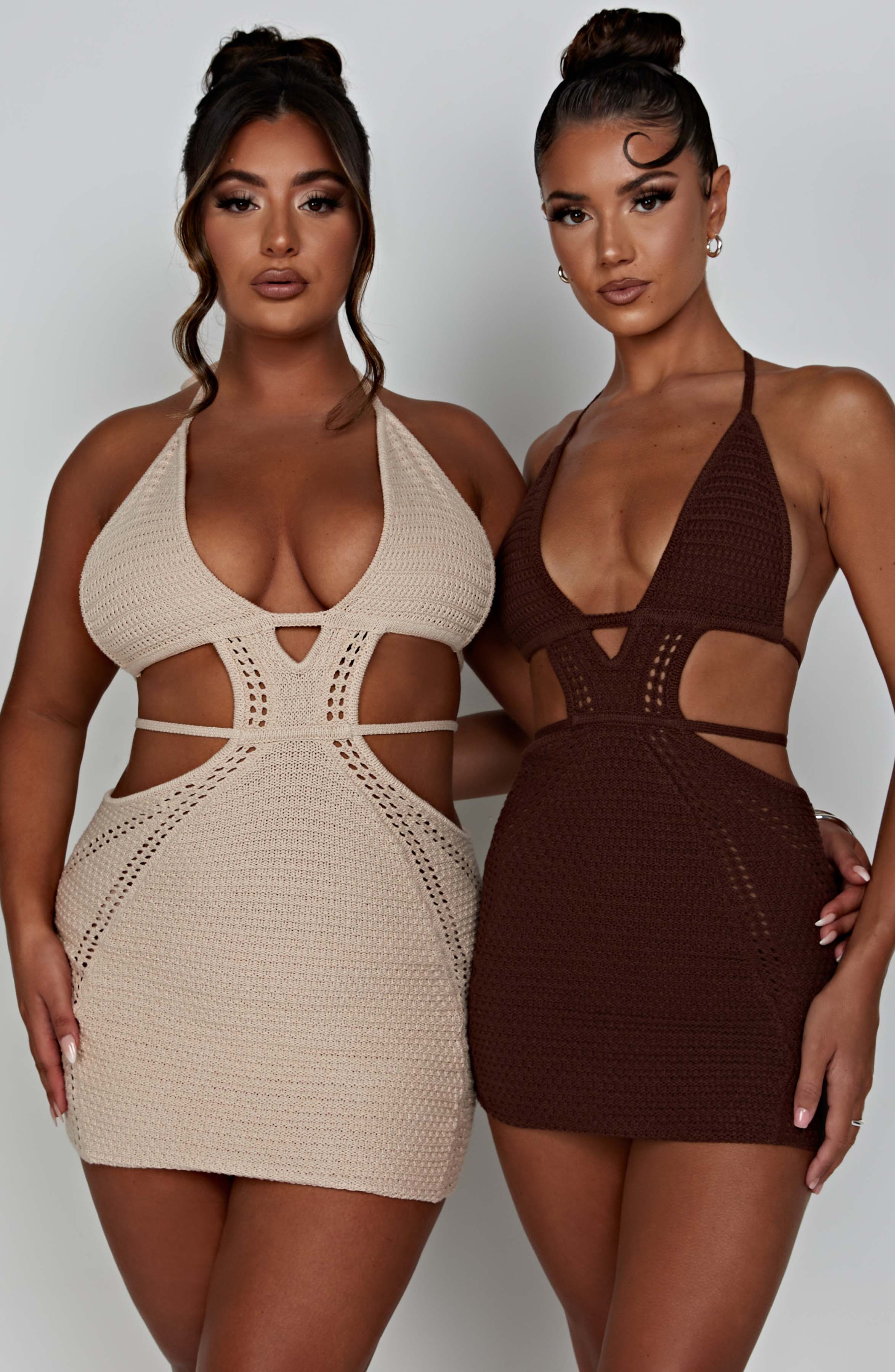 Selena Mini Dress - Cream Babyboo Fashion Premium Exclusive Design