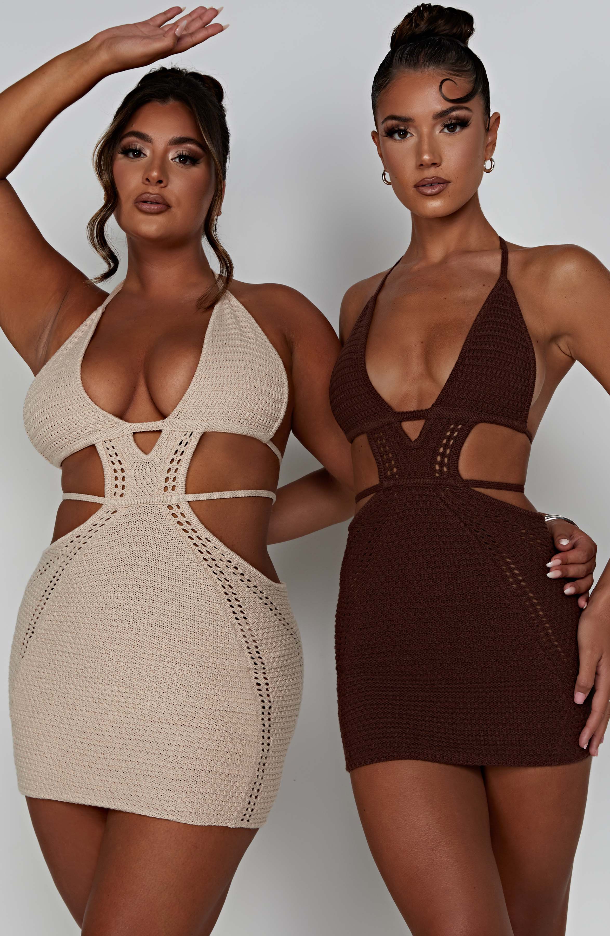 Selena Mini Dress - Cream Babyboo Fashion Premium Exclusive Design