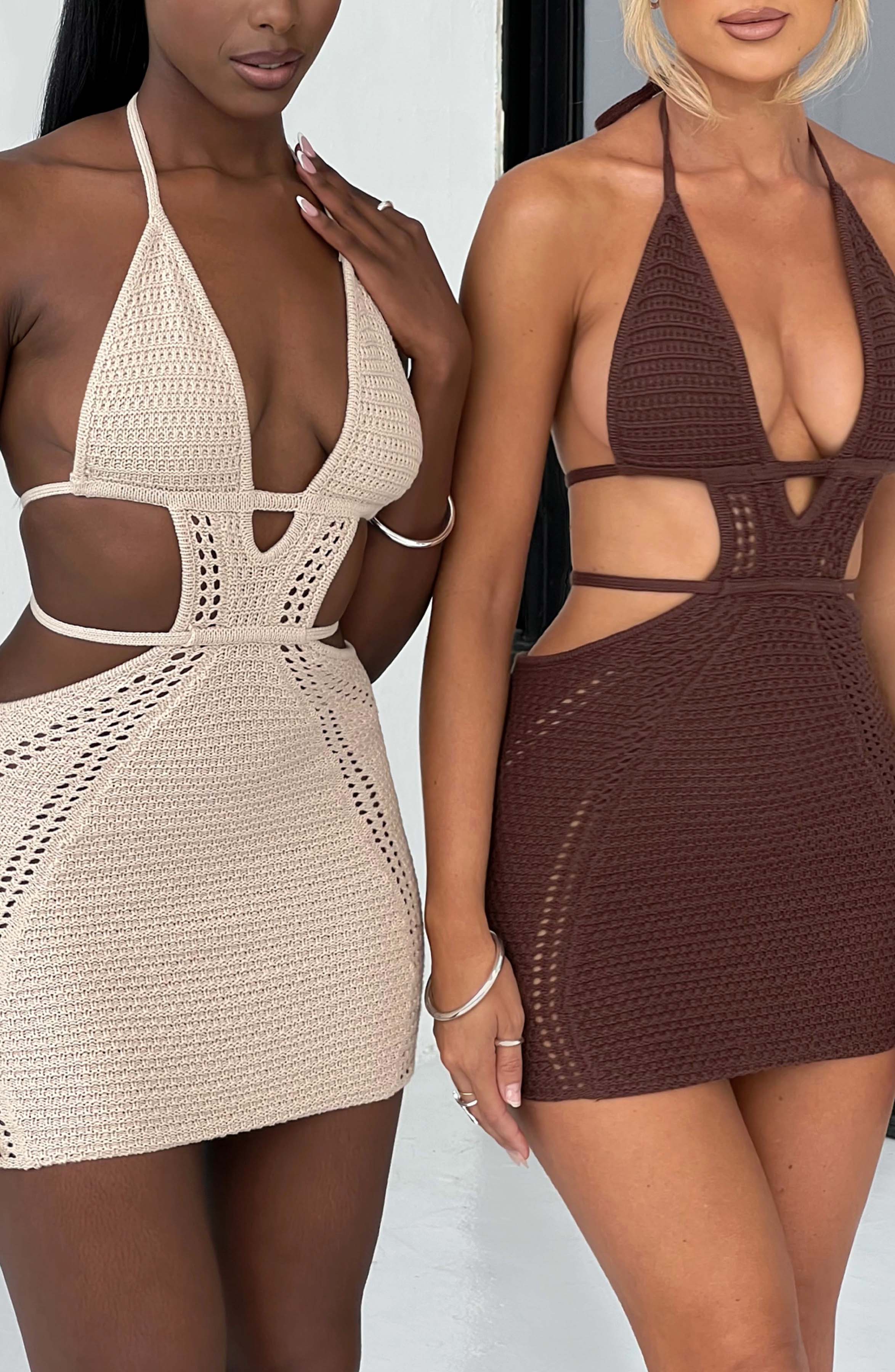 Selena Mini Dress - Cream Dress Babyboo Fashion Premium Exclusive Design