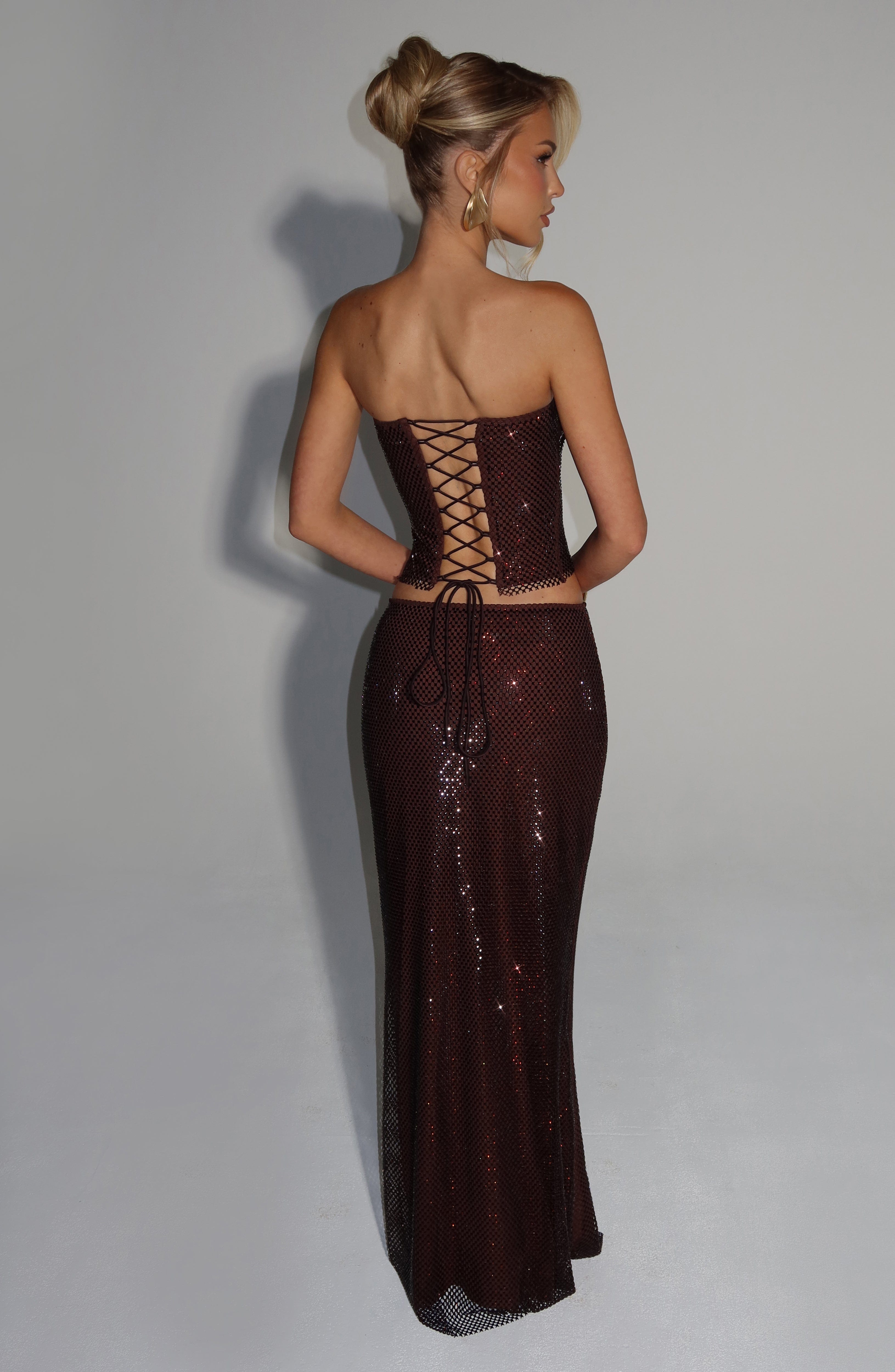Serena Top - Plum Brown Tops Babyboo Fashion Premium Exclusive Design