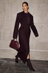 Ursula Coat - Plum Jacket Babyboo Fashion Premium Exclusive Design