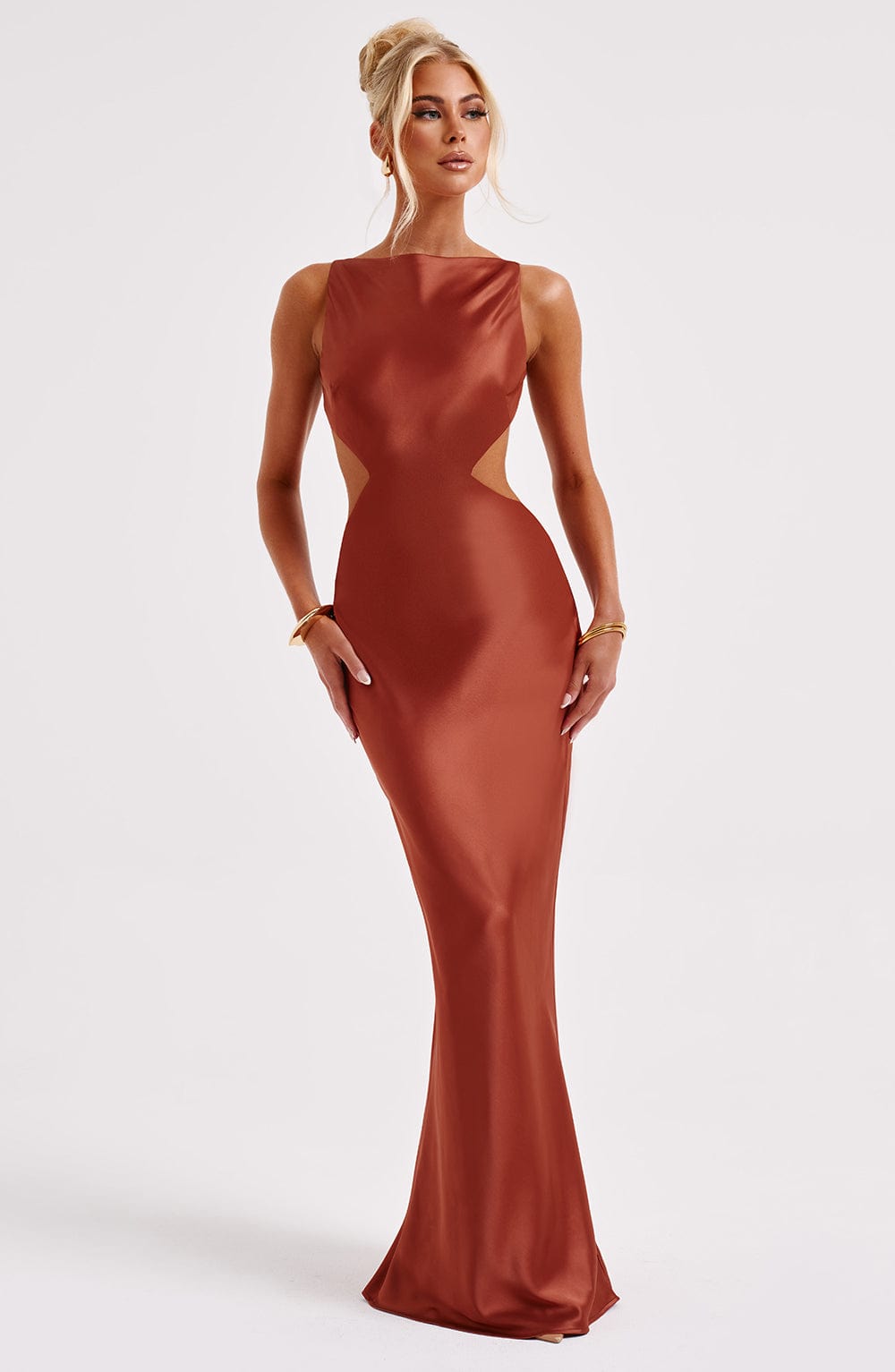 Yves Maxi Dress - Rust Dress Babyboo Fashion Premium Exclusive Design